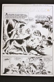Luigi Grecchi - Marcello, pl 1 de Rintintin hist complète la Posada Tragique - Comic Strip