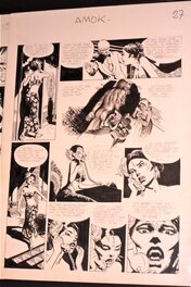 Luigi Grecchi - Marcello, pl 27 de Amok - Planche originale