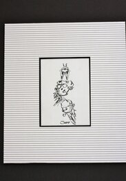 Janry - Janry, dos des albums Spirou - Original Illustration