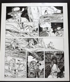 Alejandro Jodorowsky - Boucq, planche de BOUNCER t1 - Comic Strip