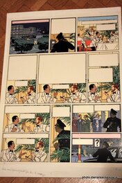 Luce Daniels - Luce DANIELS mise en couleurs de Blake et Mortimer - Planche originale