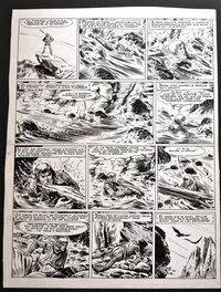 Raymond Macherot - Funcken, planche du Chevalier Blanc - Comic Strip