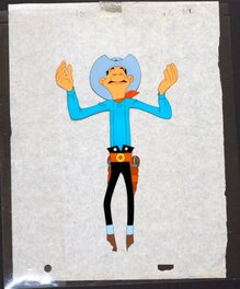 René Goscinny - Morris GOSCINNY ET STUDIOS IDEFIX, cello de Lucky Luke Daisy Town - Illustration originale