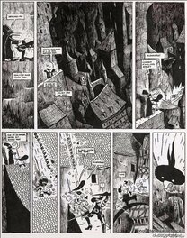Joann Sfar - Blain planche de Donjon Potron Minet - Comic Strip