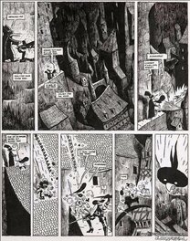 Joann Sfar - Blain planche de Donjon Potron Minet - Planche originale