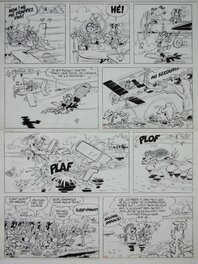 Planche originale - Sibylline en danger - 1967