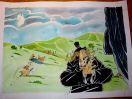 Stéphane Heurteau - Double Couverture "Itinérêve d'un gentilhomme d'infortune" Tome 2 - Original Cover