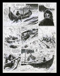 Planche originale - Rosinski, Thorgal, Les archers