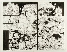 Ed Benes - WildC.A.T.s #48 Pages 20 & 21 - Planche originale