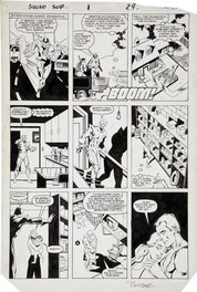 Bob Hall - Squadron Supreme #1 P25 - Planche originale