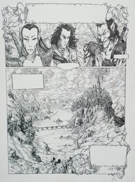 Olivier Ledroit - Chroniques de la lune noire Tome 2 Page 3 - Planche originale