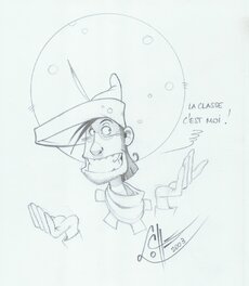 John-Simon Loche - Dessin gain au concours BD Gest' - Illustration originale