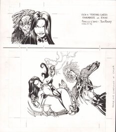 Tom Raney - Gen13 #72 : Rainmaker VS Rake - Original Illustration