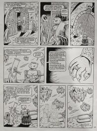 Stéphane Blanquet - Donjon monsters - Planche originale