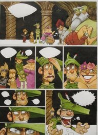 John-Simon Loche - Robin Hood - Planche originale