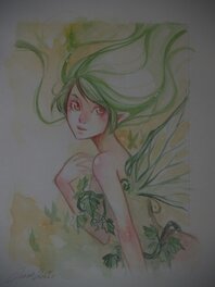 Aurore - Fée - Illustration originale