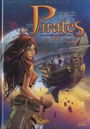 La couverture du tome 1 des Pirates des 1001 lunes La couverture du tome 1 des Pirates des 1001 lunes