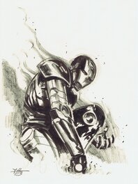 Gabriele Dell'Otto - Iron-Man by Dell'Otto - Illustration originale