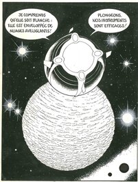 Jacques Devos - Chroniques d'extraterrestres (Détail) - Planche originale