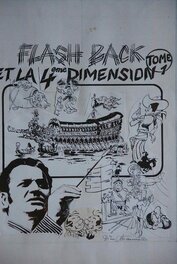 Original Illustration - Dino Attanasio, Cover of Flash Back et la 4e Dimension