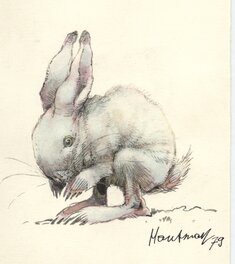 René Hausman - Lapin - Original Illustration