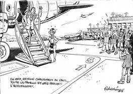 François Walthéry - Dr. Belachew - Planche originale