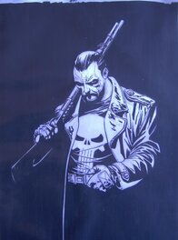 Leandro Fernandez - PUNISHER - Illustration originale