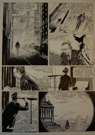 François Schuiten - Schuiten - La Théorie du Grain de Sable tome 1 - Planche originale