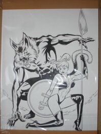 Couverture originale - Alain HENRIET - LOUP-GAROU - Couverture