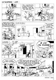 David Baran - Cat'mosphere Gag 005 - Planche originale