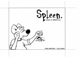 David Baran - Spleen - couv dossier - Comic Strip