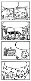 David Baran - 布朗夏貓 - Strip 009 - Comic Strip