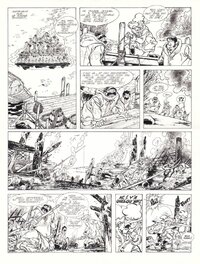 François Corteggiani - Tranchand / Bastos et Zakousky - Planche originale