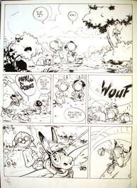 Alain Dodier - Dodier Alain - Gully - Le Poisson Bleu - Planche 1 - Planche originale