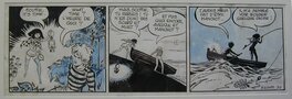 Jean-Claude Forest - Forest - Hypocrite et le monstre du Loch Ness - Planche originale