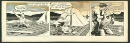 Frank Godwin - Frank Godwin Rusty Riley daily 12-17-1956 - Planche originale