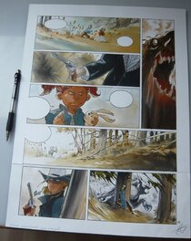 Eric Hérenguel - Herenguel Eric - Lune d'Argent sur Providence T1 - Page 27 - Planche originale