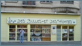 Librairie des bulles et des hommes à saint-etienne - devanture