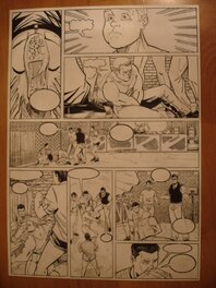 Michel Koeniguer - Koeniguer Michel - Brooklyn 62nd - planche coup de pied - Comic Strip