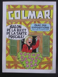 Tibet - Tibet - Affiche Festival B D Colmar - 1988 - - Illustration originale