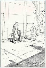 Moebius - I'm called the Silver Surfer - Planche originale