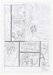 Marc Bourgne - Marc Bourgne - Frank Lincoln 3 page 26 rough - Planche originale