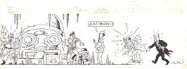 Hergé - HERGÉ: DESSIN POUR METRO STOCKEL - Illustration originale