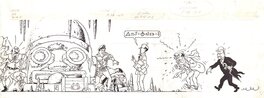 Hergé - HERGÉ: DESSIN POUR METRO STOCKEL - Illustration originale