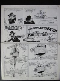 Francis - Francis - Capitaine Lahuche - Planche originale