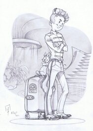 You - You - Spirou et Spip - Original Illustration