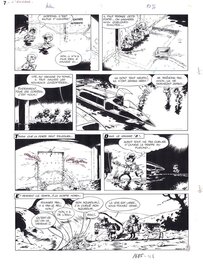 Pierre Seron - Les PETITS HOMMES: L'EXODE p. 7 - Planche originale