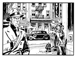 Jordi Bernet - Bernet - Torpédo - Illustration originale