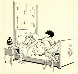 Manon Iessel - Iessel - Dadou gosse de Paris - Original Illustration