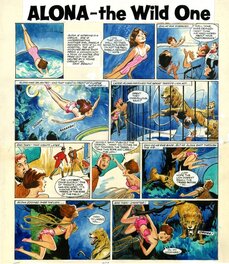 Leslie Otway - Otway - "Alona the wild one" full colours - Planche originale